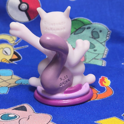 Pokemon Mewtwo Stand Figure Finger Puppet 2013 Nintendo Bandai Japan USA Seller