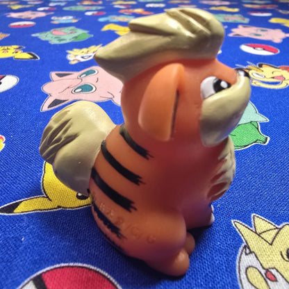 Pokemon Growlithe Dark Figure Finger Puppet 1996 Nintendo Bandai PVC Vintage USA