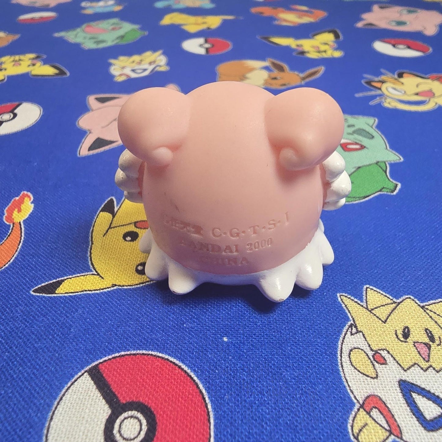 Pokemon Blissey Figure Finger Puppet 2000 Nintendo Bandai PVC Vintage Japan USA