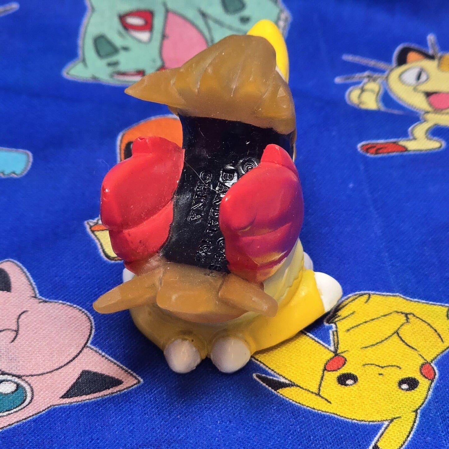 Pokemon Spearow Clear Figure Finger Puppet 1997 Bandai Nintendo Vintage Japan