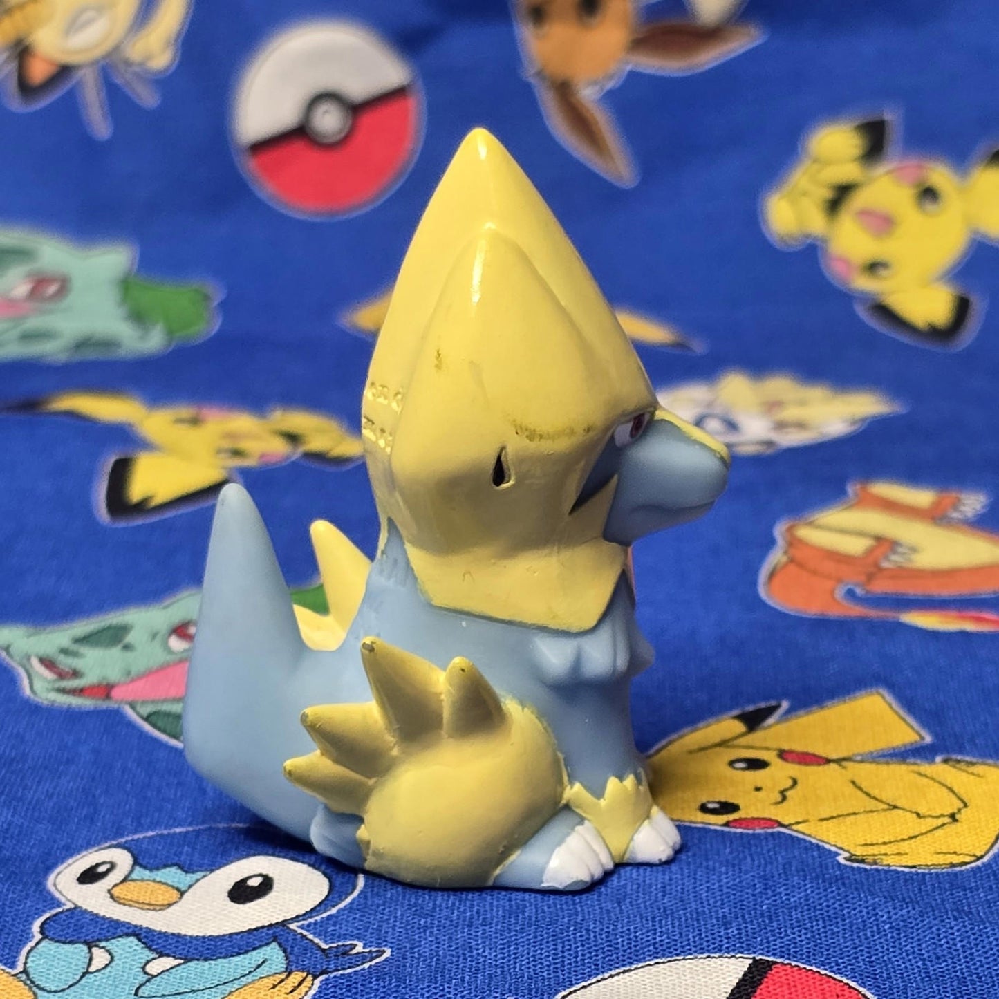 Pokemon Manectric Figure Finger Puppet 2004 Nintendo Bandai PVC Vintage Japan US