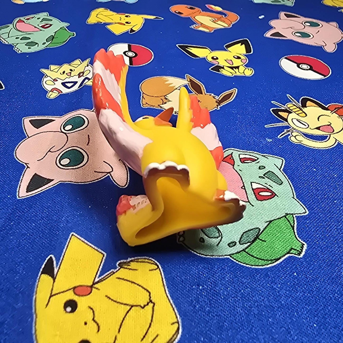 Pokemon Moltres Figure Finger Puppet 2007 Nintendo Bandai PVC Japan US Seller