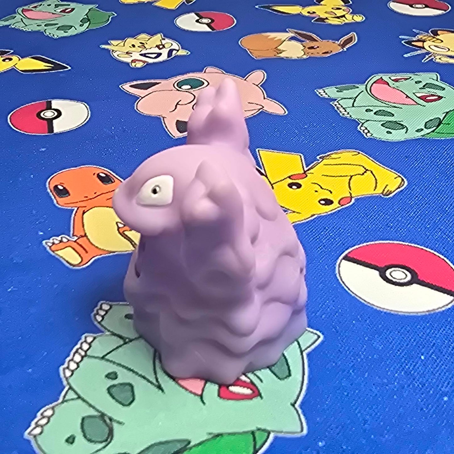 Pokemon Grimer Figure Finger Puppet 1997 Nintendo Bandai PVC Vintage Japan USA
