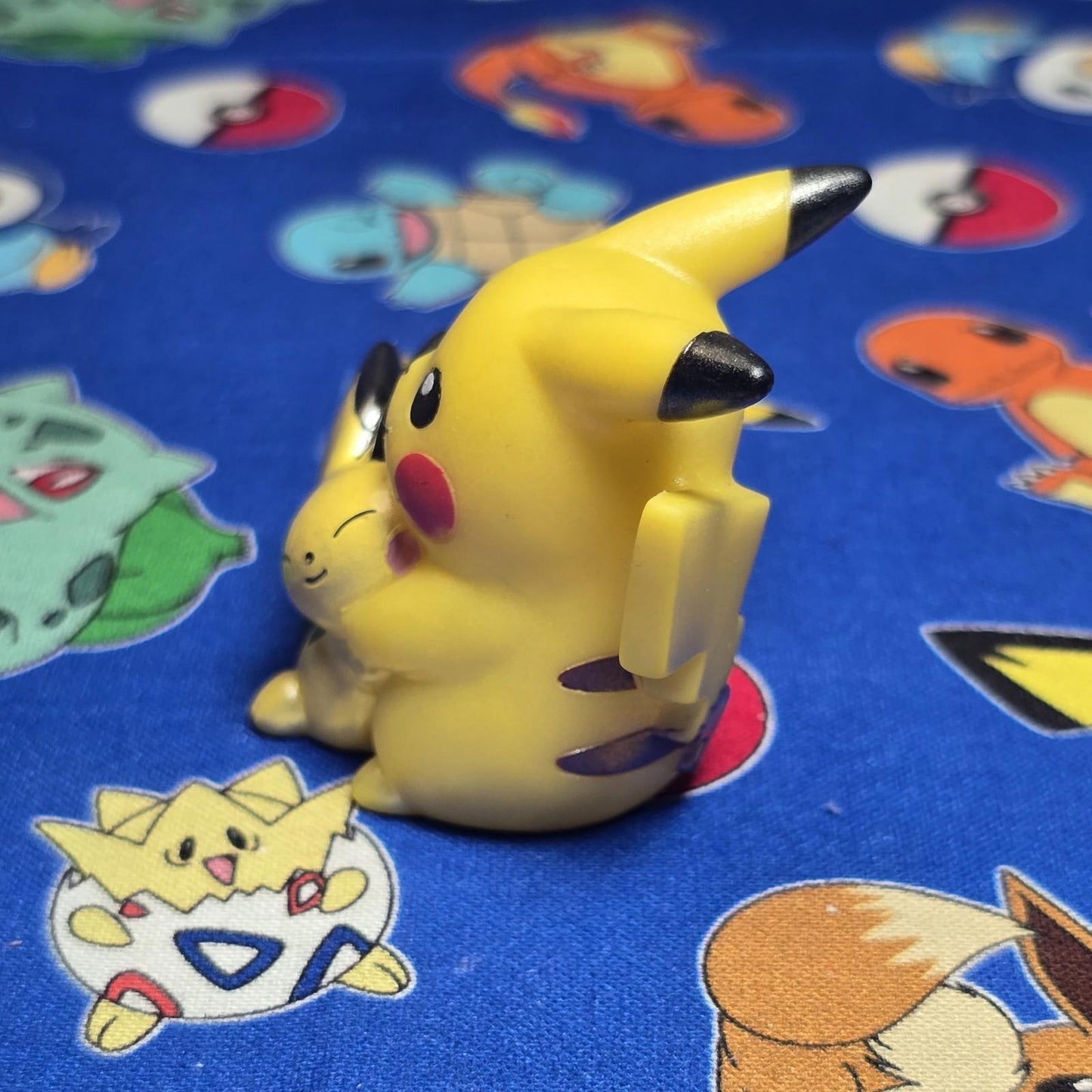 Pokemon Pikachu & Pichu Metallic Figure Finger Puppet 2019 Nintendo Bandai Japan