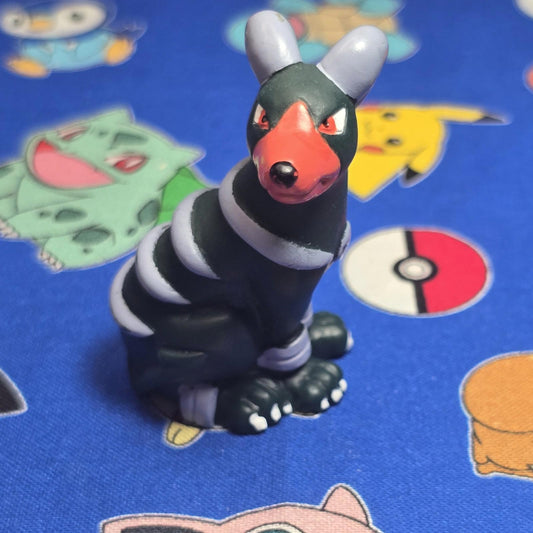 Pokemon Houndoom Figure Finger Puppet 2000 Nintendo Bandai PVC Vintage Japan US