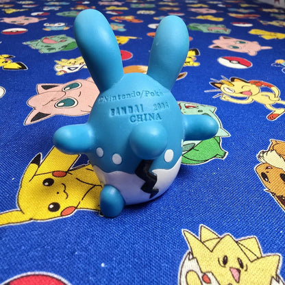 Pokemon Azumarill Figure Finger Puppet 2006 Nintendo Bandai PVC Japan USA Seller