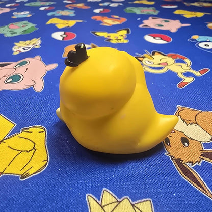 Pokemon Psyduck Figure Finger Puppet 1998 Nintendo Bandai PVC Vintage Japan USA
