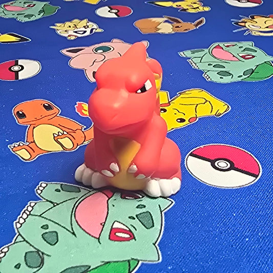 Pokemon Charmeleon Figure Finger Puppet 1996 Nintendo Bandai Vintage Japan USA