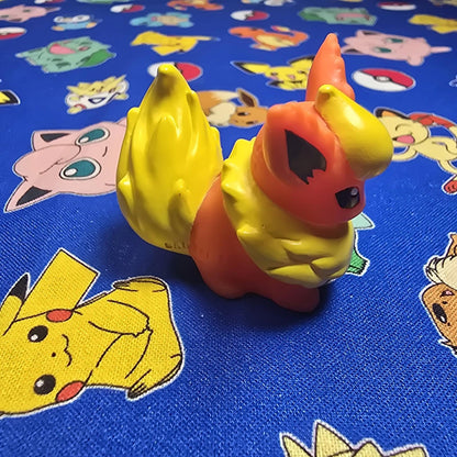 Pokemon Flareon Figure Finger Puppet 2012 Nintendo Bandai PVC Japan USA Seller