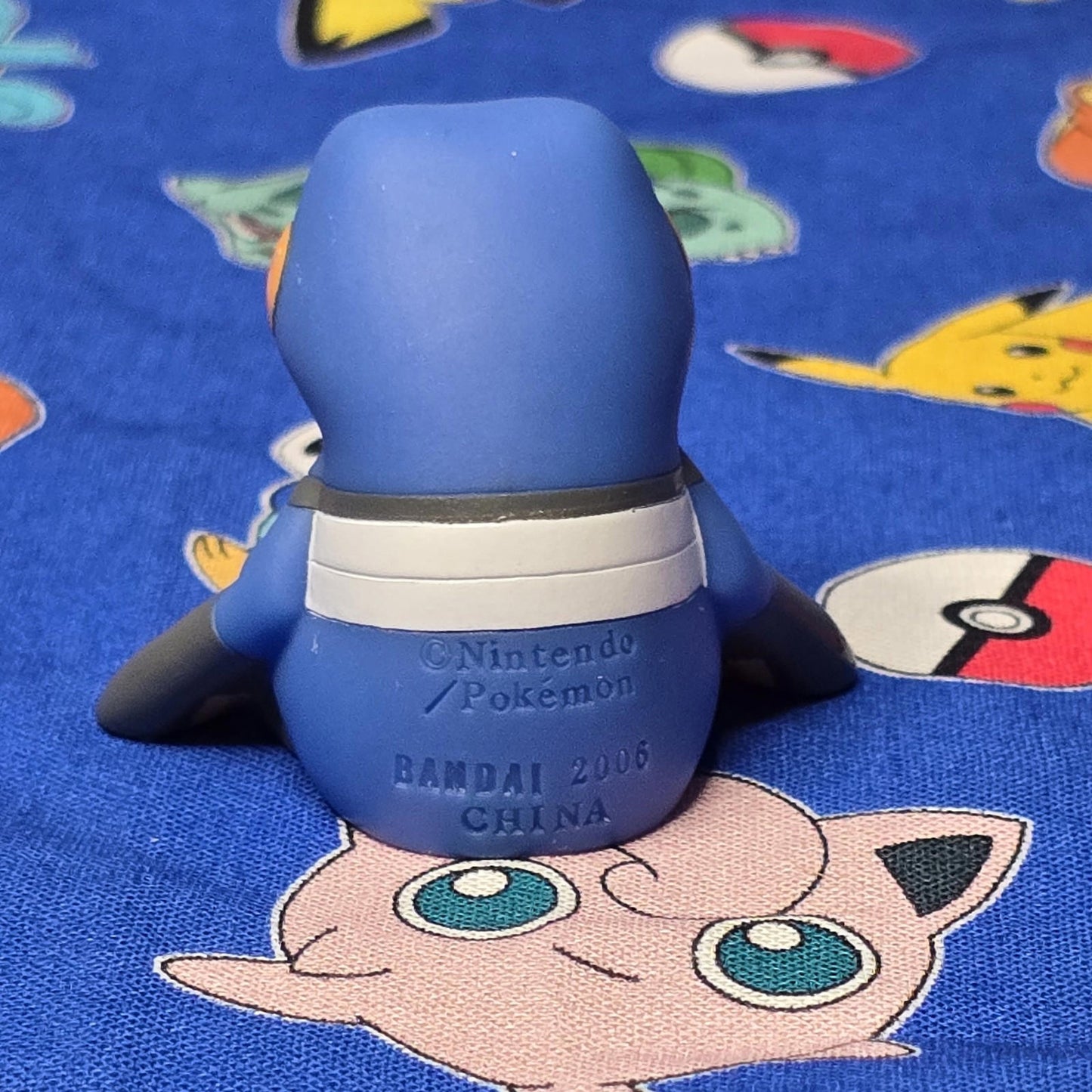 Pokemon Croagunk Figure Finger Puppet 2006 Nintendo Bandai PVC Japan USA Seller