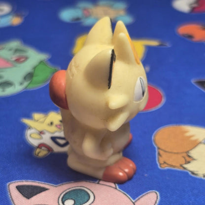 Pokemon Meowth Figure Finger Puppet 2012 Nintendo Bandai PVC Vintage Japan US
