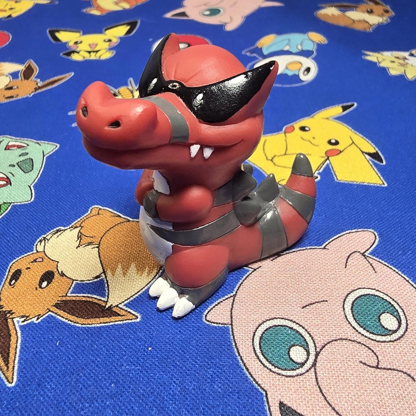 Pokemon Krookodile Figure Finger Puppet 2012 Nintendo Bandai PVC Vintage Japan 2