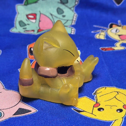 Pokemon Abra Clear Figure Finger Puppet 1997 Bandai Nintendo Vintage USA Seller