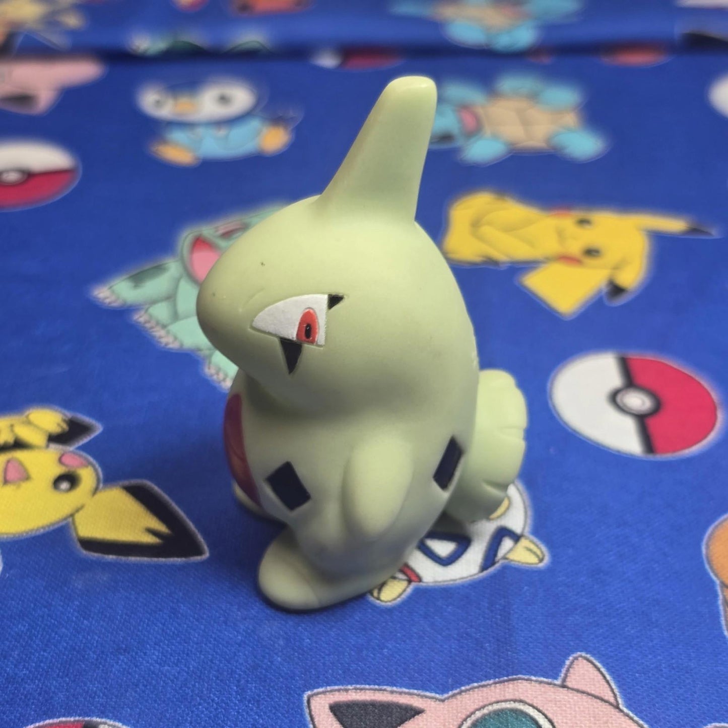 Pokemon Larvitar Figure Finger Puppet 2000 Nintendo Bandai Vintage PVC Japan USA
