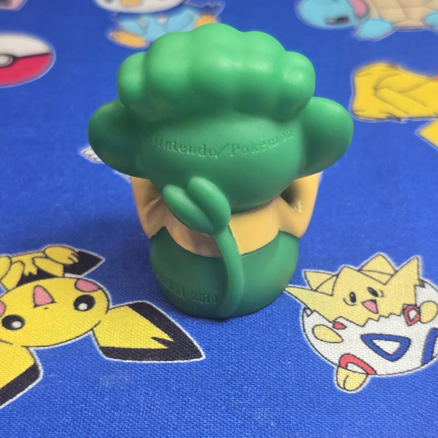 Pokemon Pansage Figure Finger Puppet 2010 Nintendo Bandai PVC Japan USA Seller