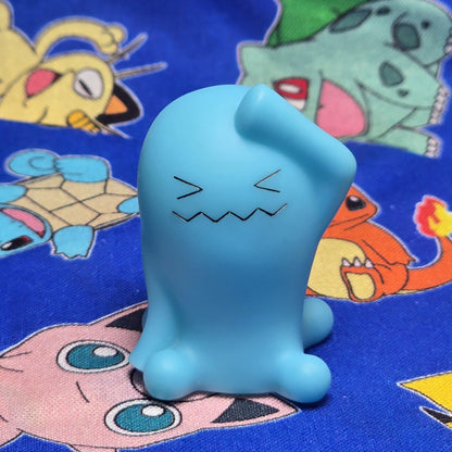 Pokemon Wobbuffet Figure Finger Puppet 2013 Nintendo Bandai Japan PVC USA Seller