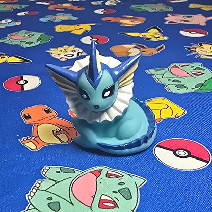 Pokemon Vaporeon Figure Finger Puppet 1996 Nintendo Bandai PVC Vintage Japan USA