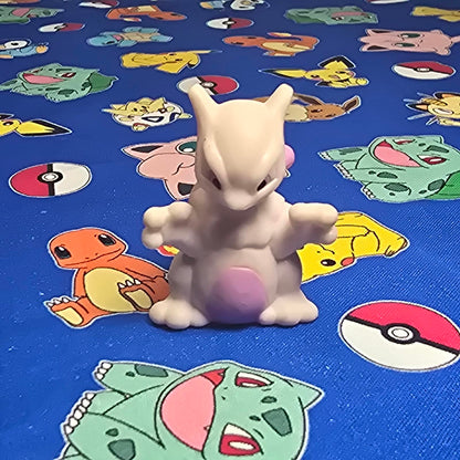 Pokemon Mewtwo Figure Finger Puppet 1996 Nintendo Bandai PVC Vintage Japan USA