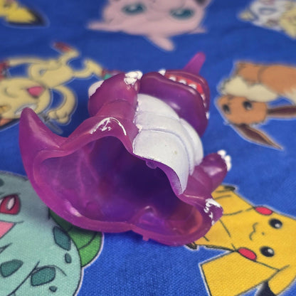 Pokemon Nidoking Clear Figure Finger Puppet 1996 Nintendo Bandai  PVC Japan USA