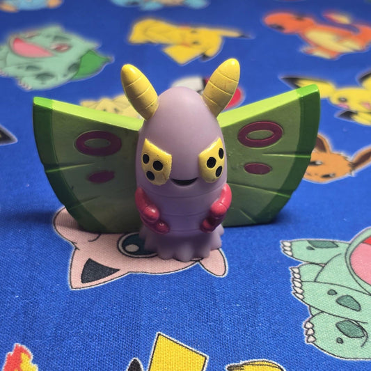 Pokemon Dustox  Figure Finger Puppet 2004 Nintendo Bandai PVC Vintage Japan USA