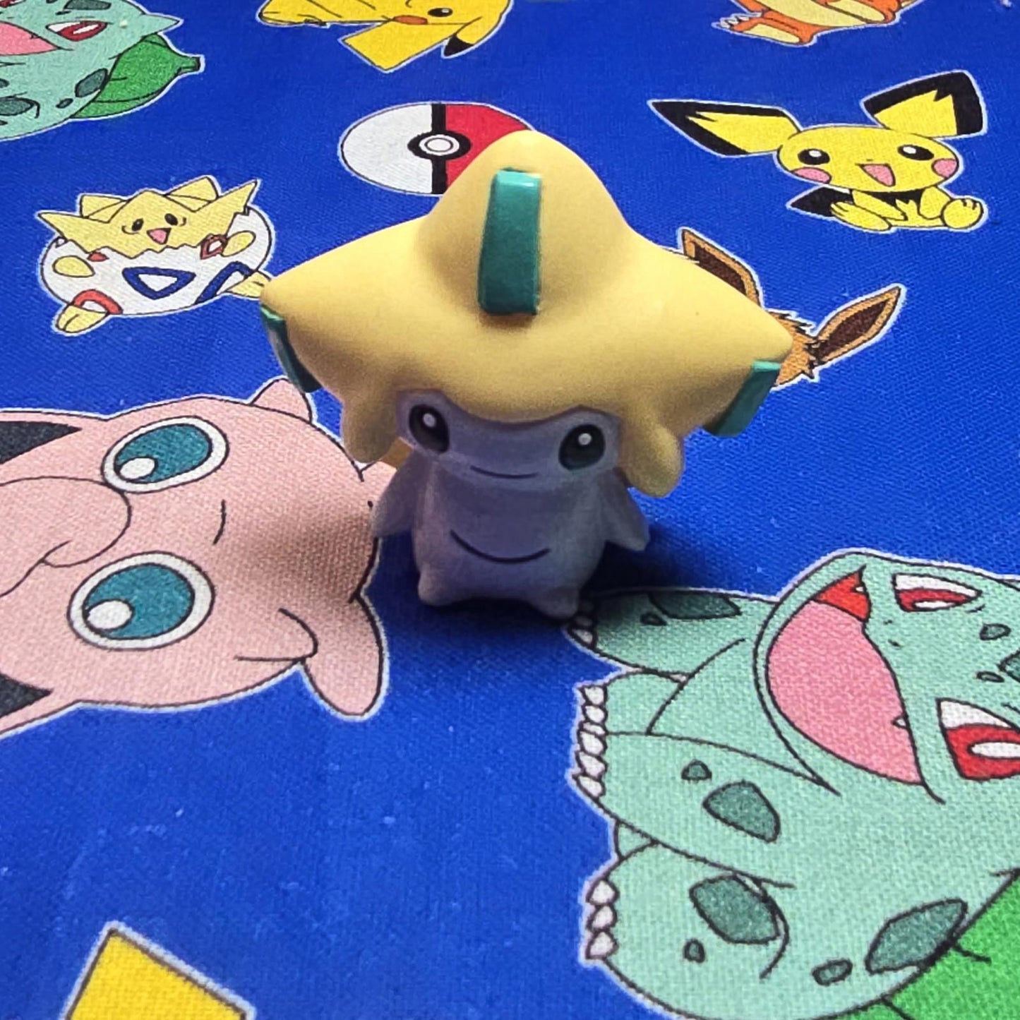 Pokemon Jirachi Figure Finger Puppet 2003 Nintendo Tomy PVC Japan USA Seller