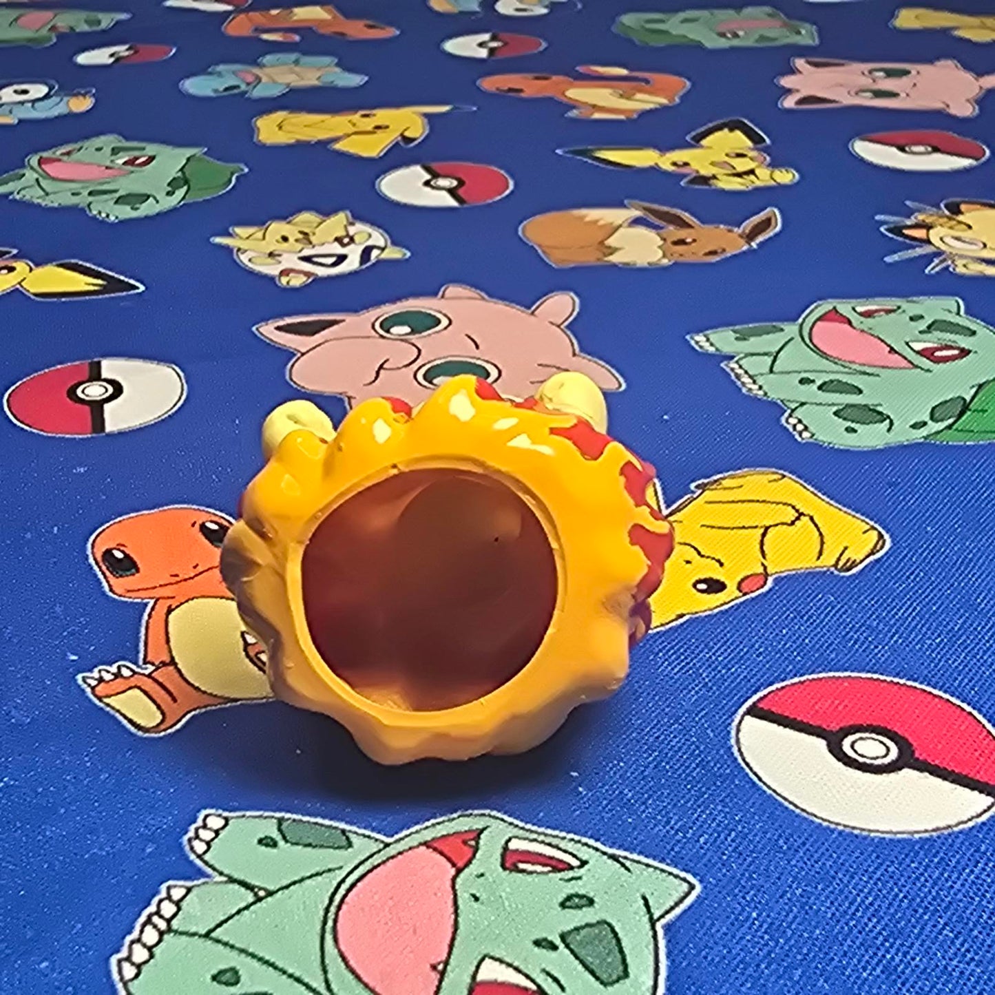 Pokemon Chimchar Figure Finger Puppet 2009 Nintendo Bandai PVC Japan USA Seller