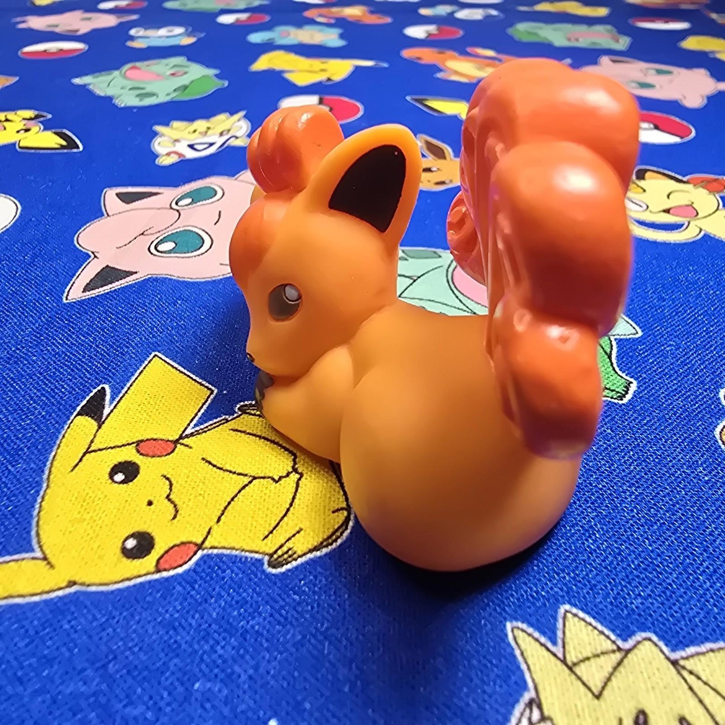 Pokemon Vulpix Figure Finger Puppet 1999 Nintendo Bandai Vintage Japan US Seller