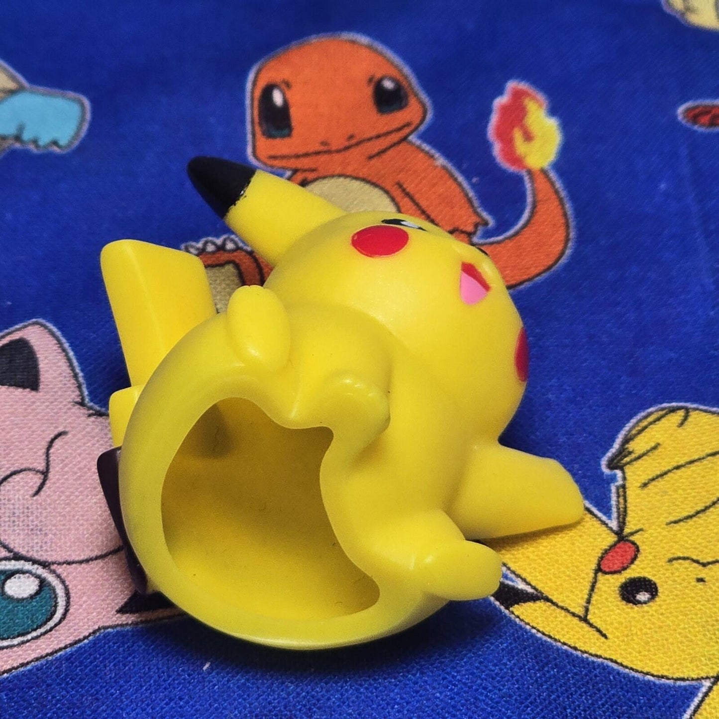 Pokemon Pikachu Pearl Figure Finger Puppet 2006 Nintendo Bandai PVC Japan USA