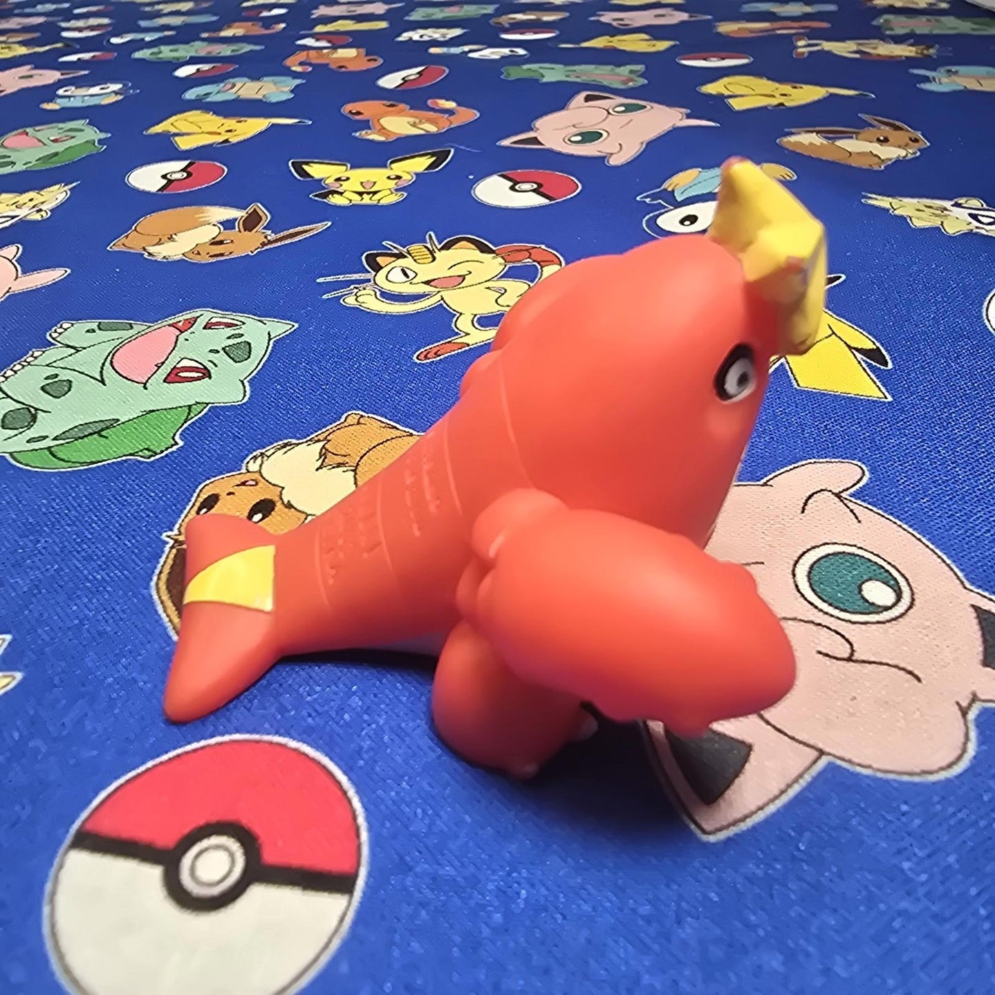 Pokemon Crawdaunt Figure Finger Puppet 2003 Nintendo Bandai PVC Vintage Japan US