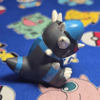 Pokemon Rampardos Figure Finger Puppet 2007 Nintendo Bandai PVC Japan USA Seller