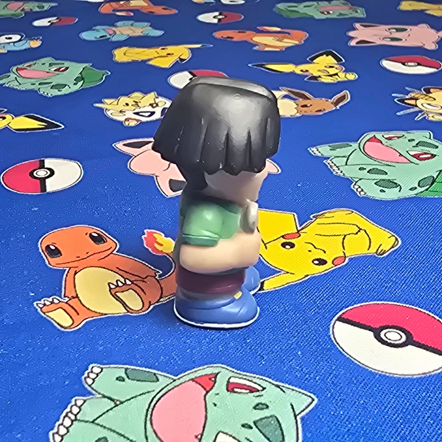 Pokemon Trainer Tracey Figure Finger Puppet 1999 Nintendo Bandai Vintage Japan