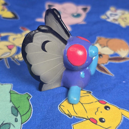 Pokemon Butterfry Clear Figure Finger Puppet 1997 Nintendo Bandai PVC Vintage US