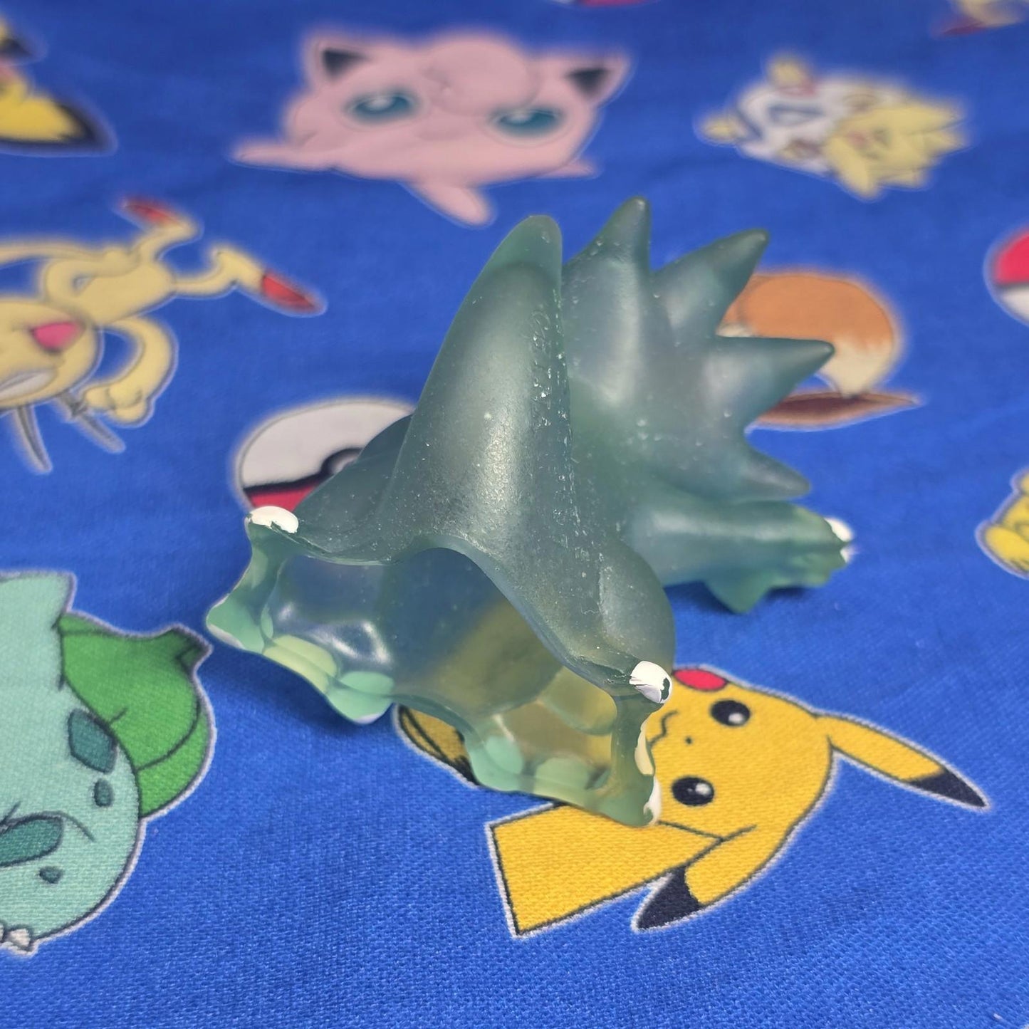 Pokemon Golduck Clear Figure Finger Puppet 1997 Nintendo Bandai Vintage Japan US
