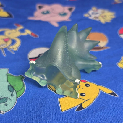 Pokemon Golduck Clear Figure Finger Puppet 1997 Nintendo Bandai Vintage Japan US