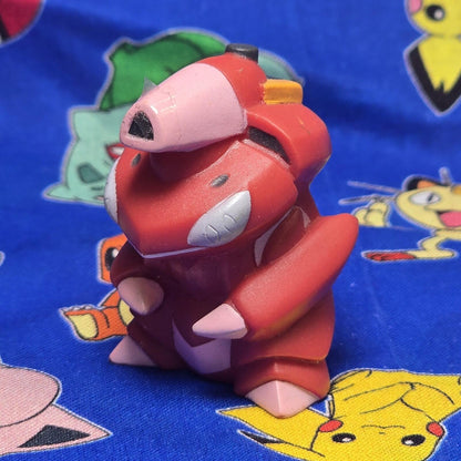 Pokemon Shiny Genesect Metallic Figure Finger Puppet 2012 Nintendo Bandai Japan