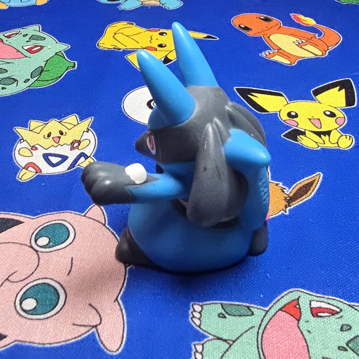 Pokemon Lucario Figure Finger Puppet 2022 Nintendo Bandai PVC Japan USA Seller