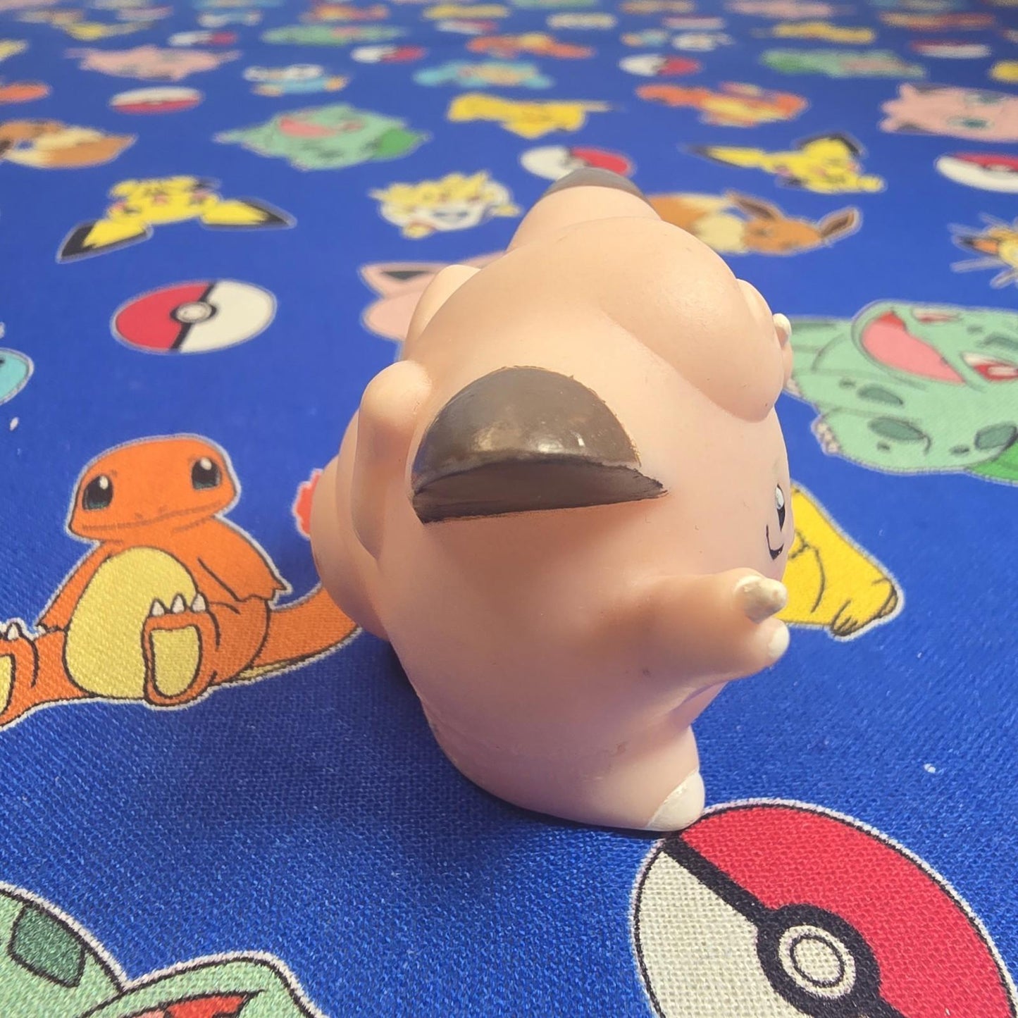 Pokemon Clefairy Figure Finger Puppet 1999 Nintendo Bandai PVC Vintage Japan USA