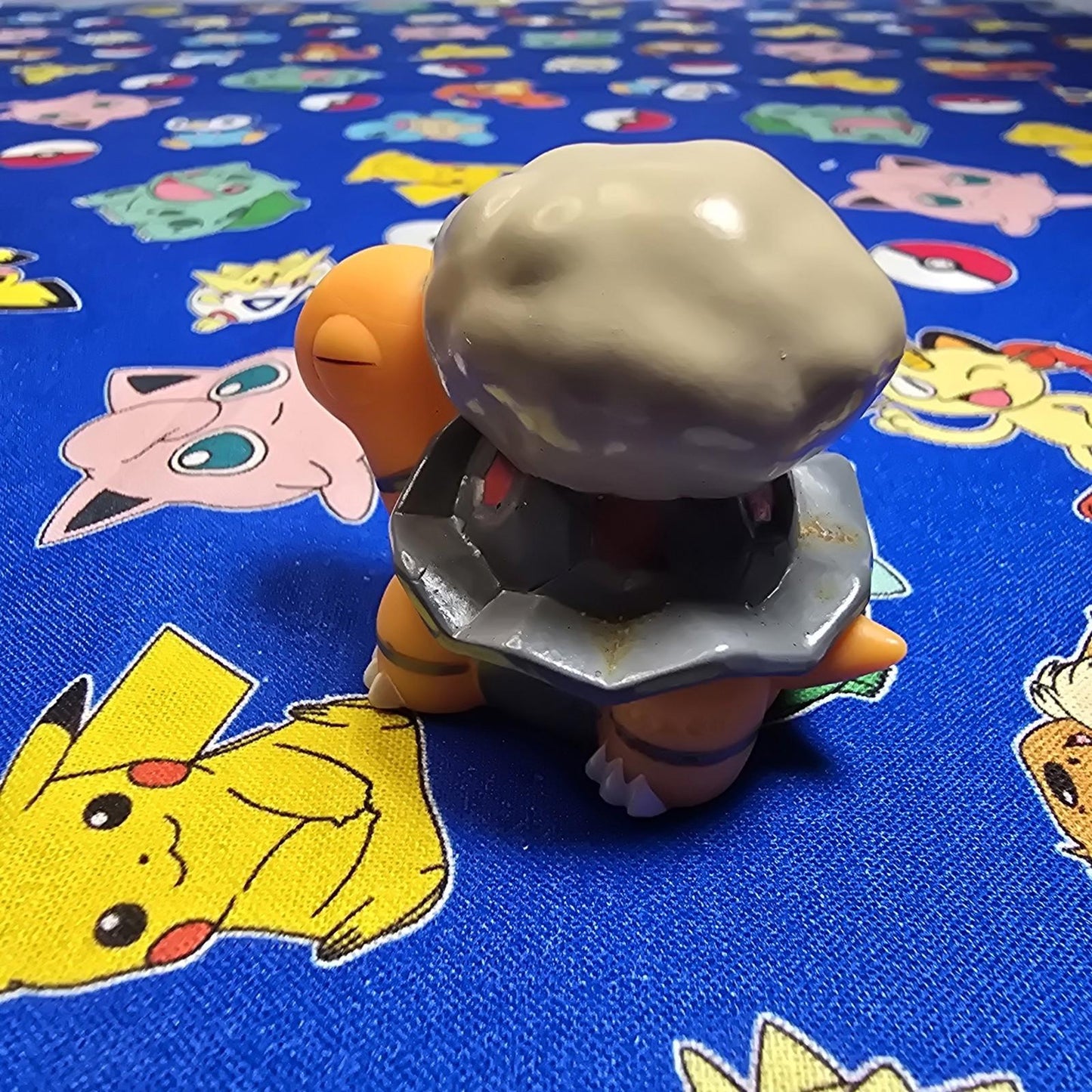 Pokemon Torkoal Figure Finger Puppet 2004 Nintendo Bandai Vintage PVC Japan US
