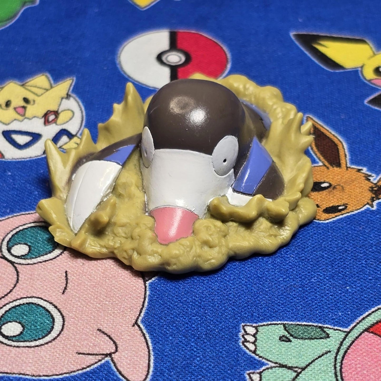 Pokemon Drilbur Figure Finger Puppet 2011 Nintendo Bandai PVC Japan USA Seller