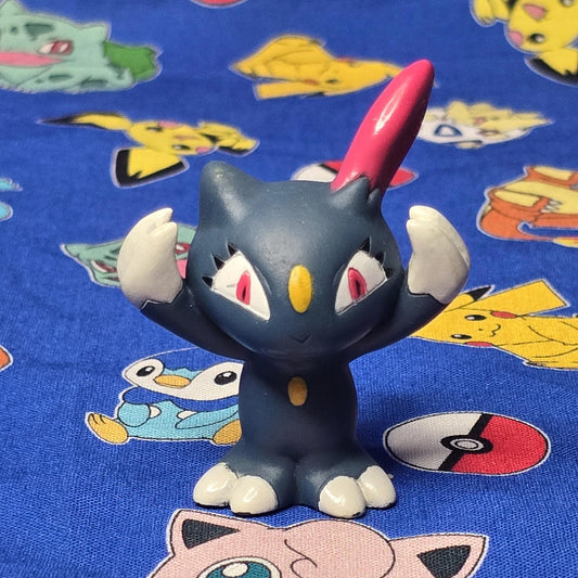 Pokemon Sneasel Figure Finger Puppet 2000 Nintendo Bandai Vintage PVC Japan US
