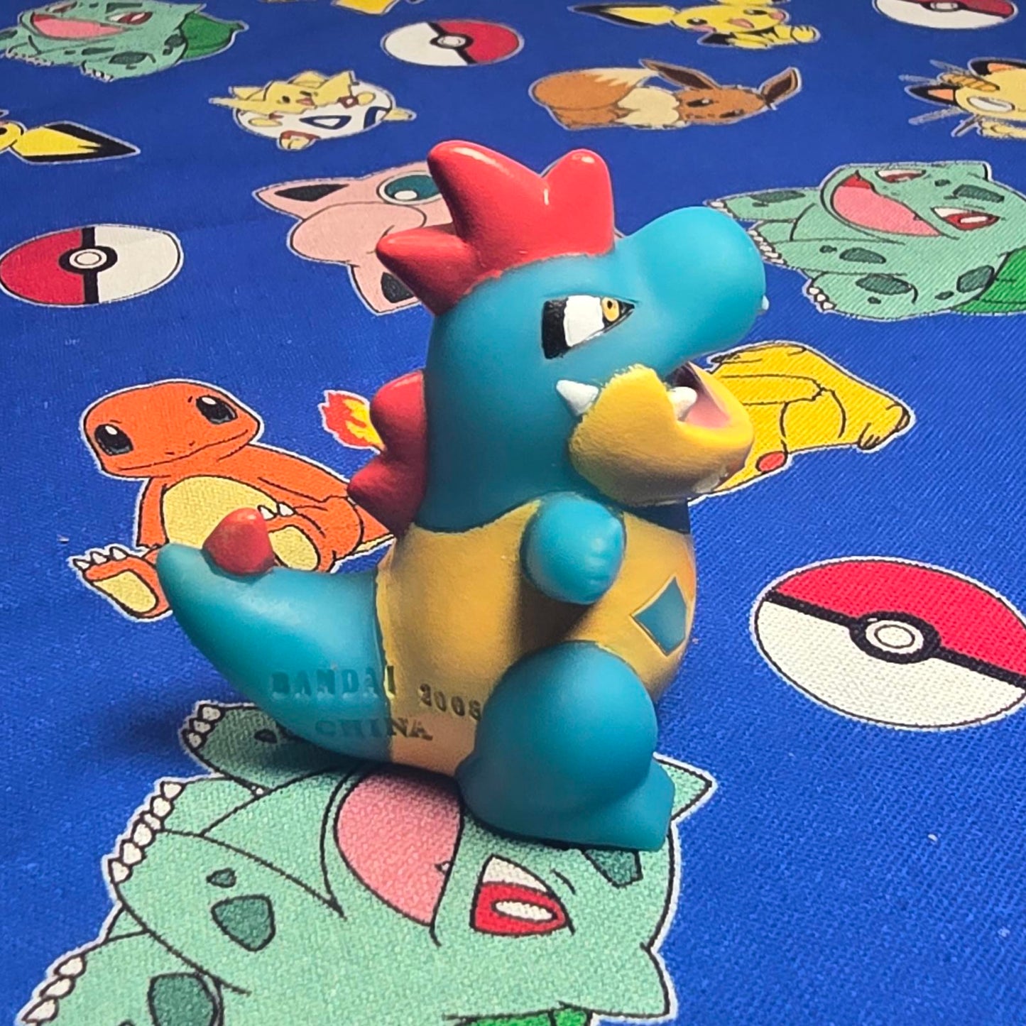 Pokemon Crocnaw Figure Finger Puppets 2008 Nintendo Bandai PVC Japan USA Seller