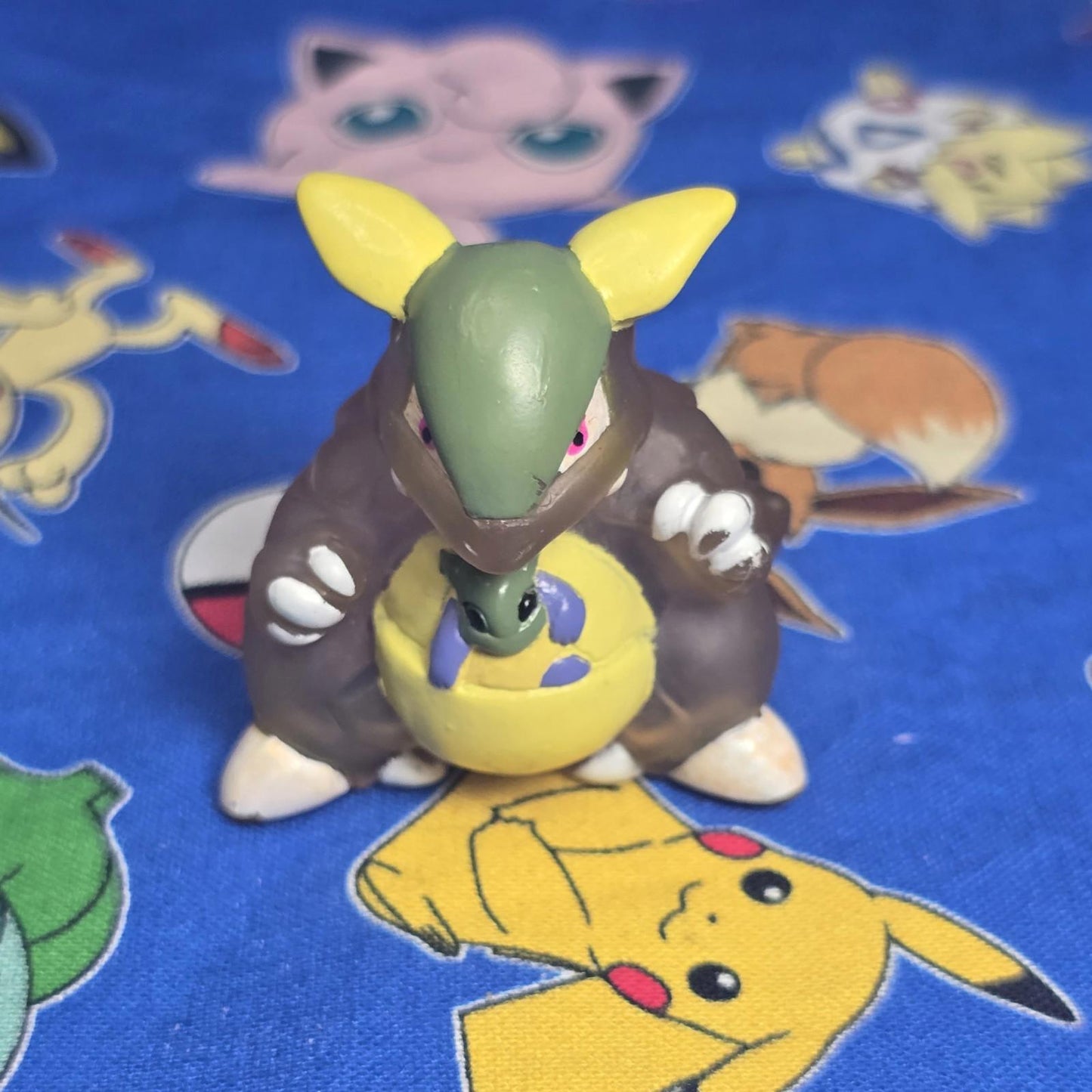 Pokemon Kangaskhan Clear Figure Finger Puppet 1996 Nintendo Bandai Vintage USA