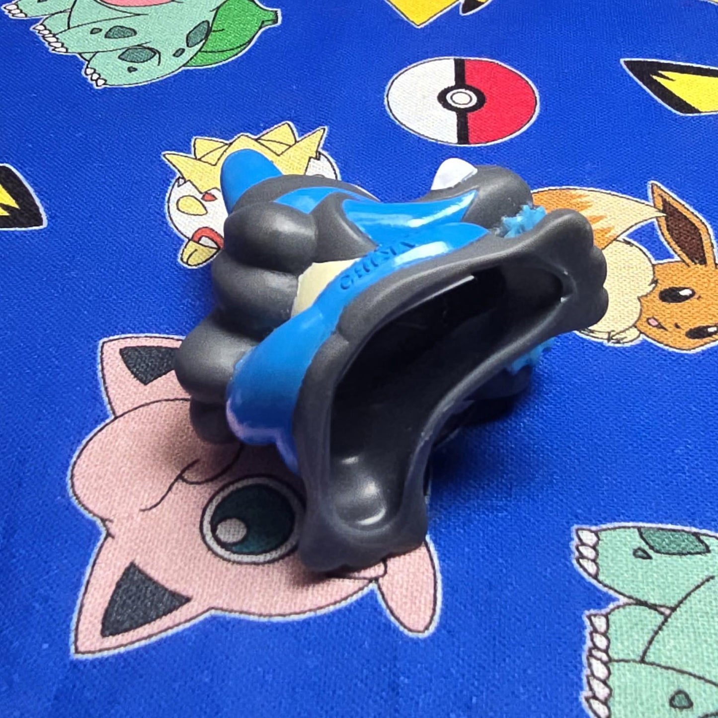 Pokemon Lucario Figure Finger Puppet 2012 Nintendo Bandai PVC Japan USA Seller