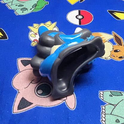 Pokemon Lucario Figure Finger Puppet 2012 Nintendo Bandai PVC Japan USA Seller