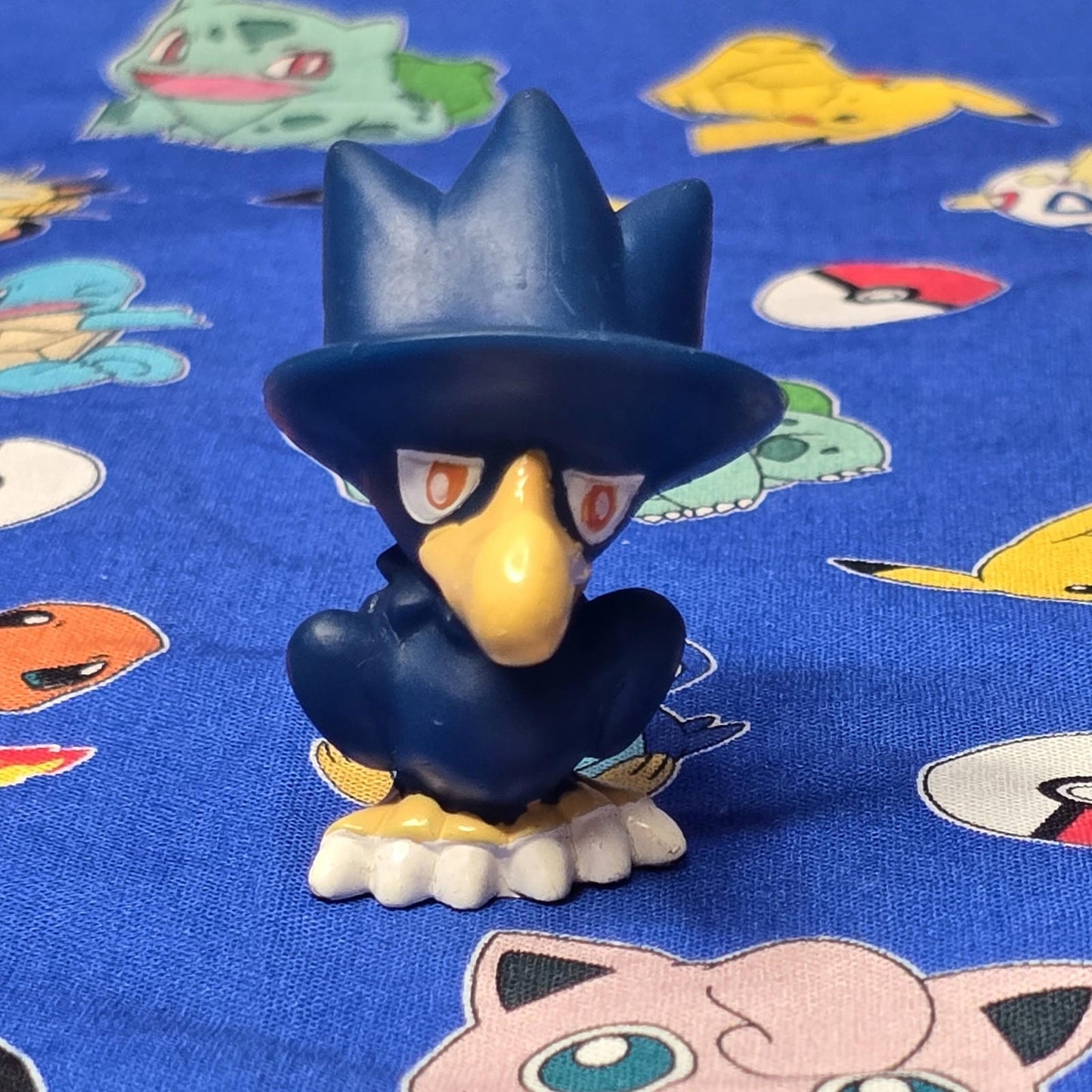 Pokemon Murkrow Figure Finger Puppet 2007 Nintendo Bandai PVC Japan USA Seller
