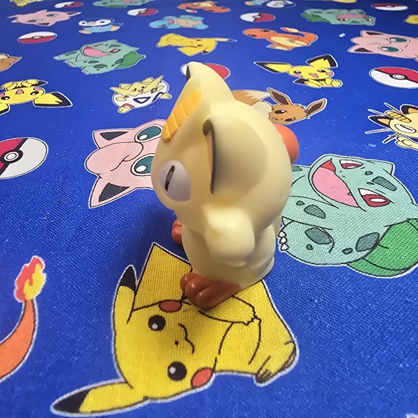 Pokemon Meowth Figure Finger Puppet 2012 Nintendo Bandai PVC Japan USA Seller
