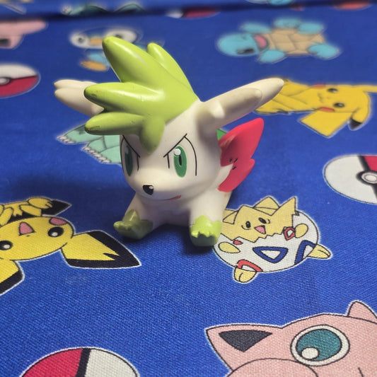 Pokemon Shaymin Sky Figure Finger Puppet 2008 Nintendo Bandai  Japan USA Seller