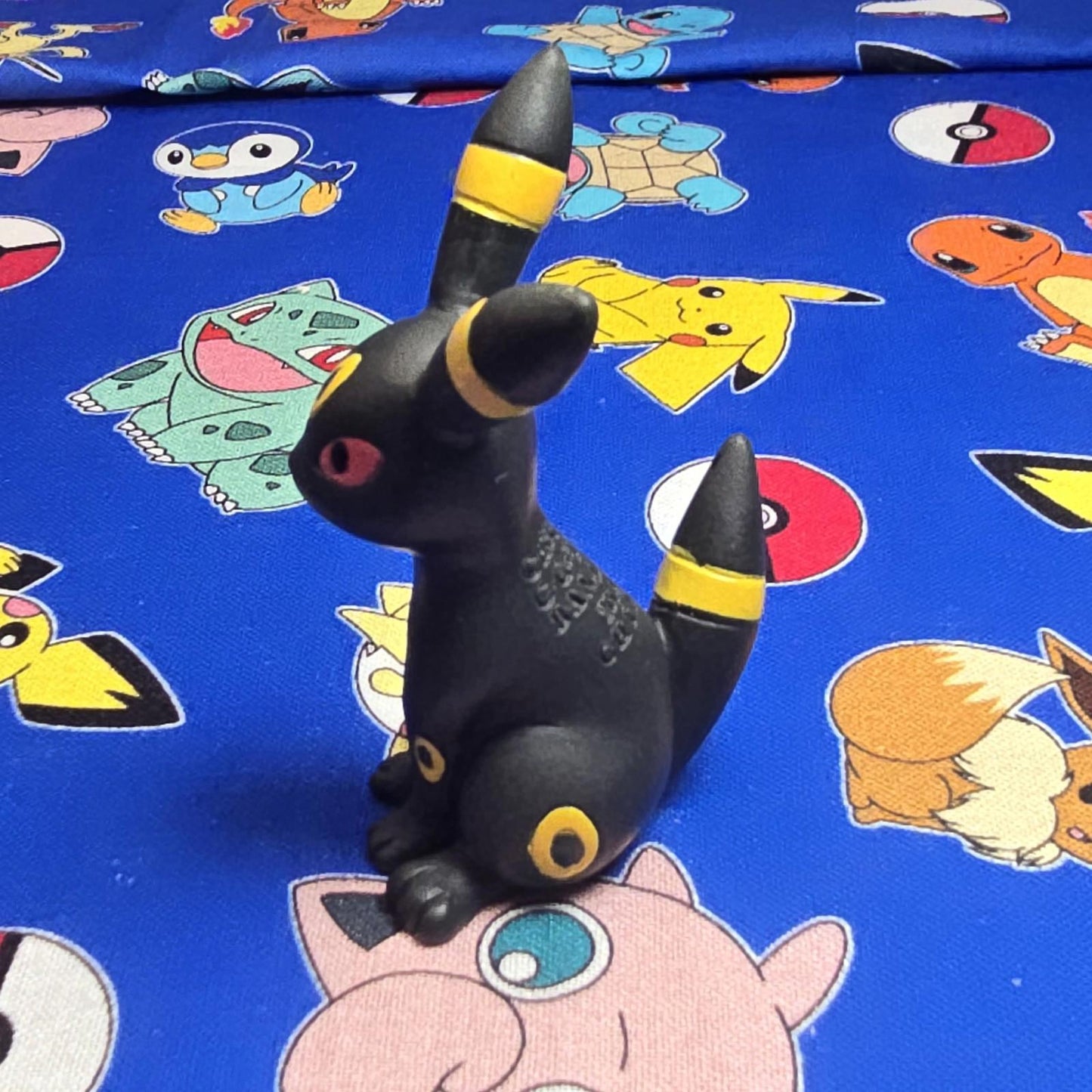 Pokemon Umbreon Figure Finger Puppet 2000 Nintendo Bandai PVC Vintage Japan US