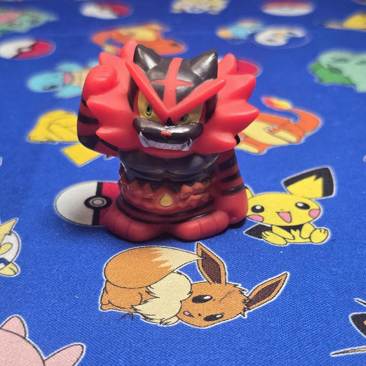 Pokemon Incineroar Figure Finger Puppet B 2020 Nintendo Bandai PVC Japan USA Toy