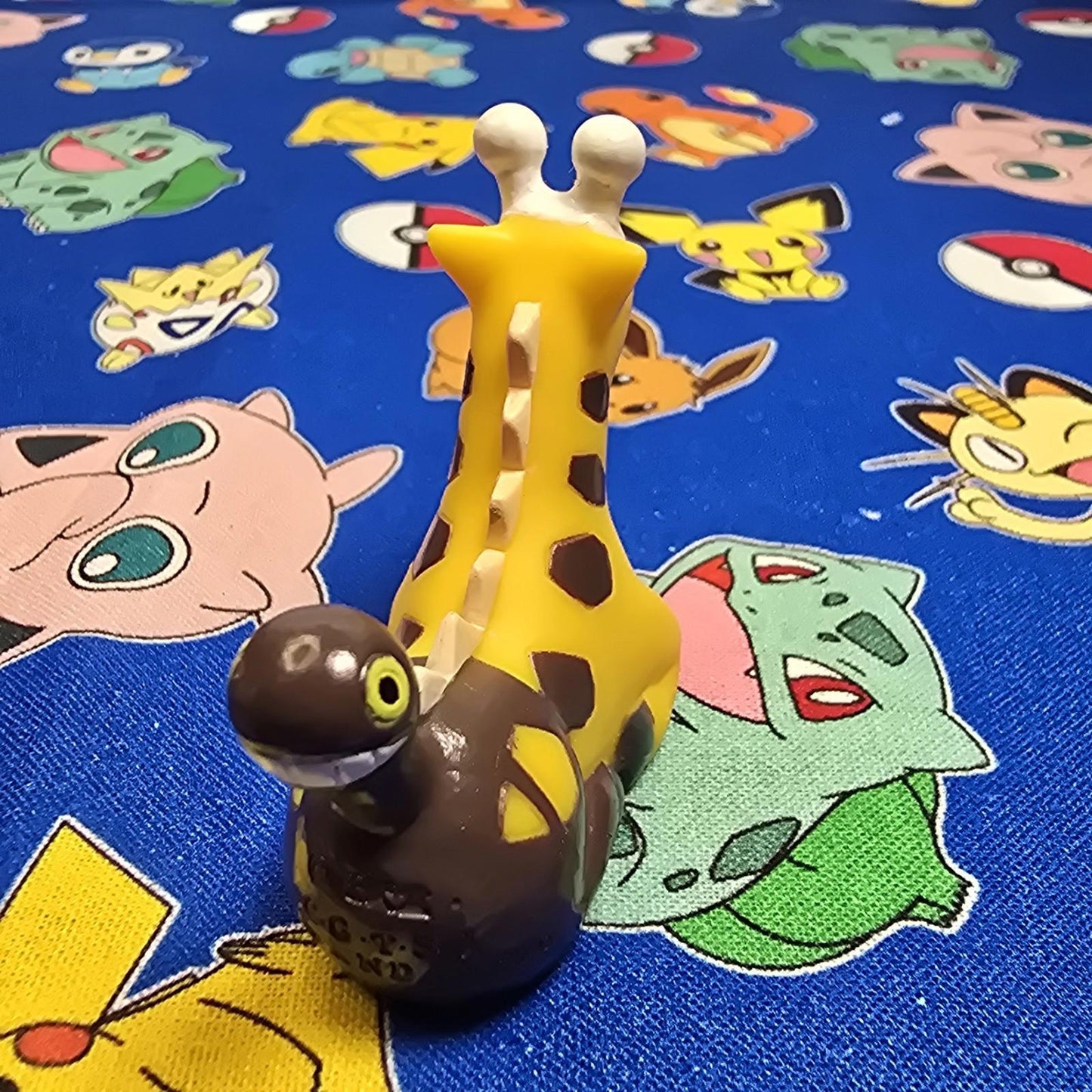Pokemon Girafarig Figure Finger Puppet 2001 Nintendo Bandai Vintage Japan USA